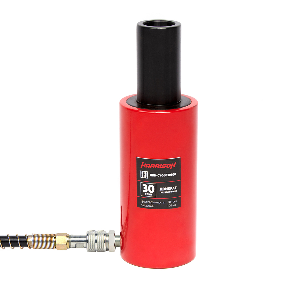 HRH-CY06030100 Гидравлический цилиндр (домкрат) с полым штоком, однополостной 30 т, ход 100 мм
