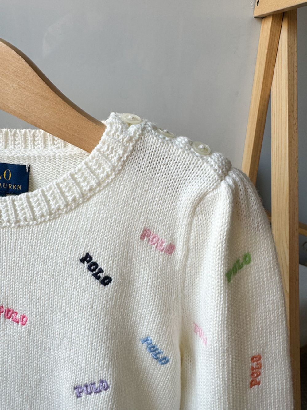 Новый хлопковый джемпер Polo Ralph Lauren, 104