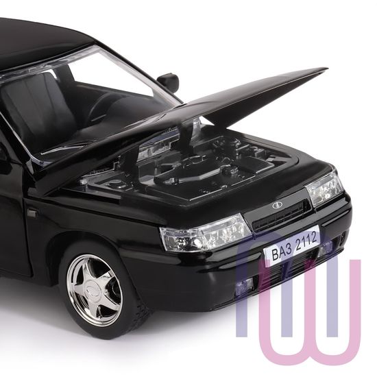 МОДЕЛЬ МАШИНЫ 1/22 ВАЗ 2112 ЧЕРНЫЙ