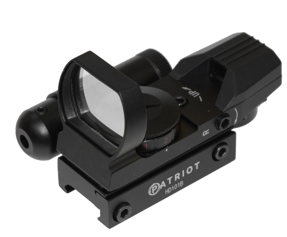 Коллиматорный прицел PATRIOT 1х33х22 + ЛЦУ красный (вивер) BH-KP03W
