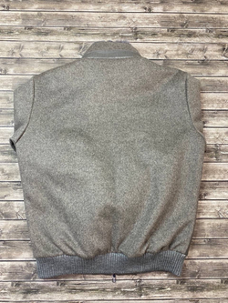 Бомбер Loro Piana с мехом со вставками кожи крокодила