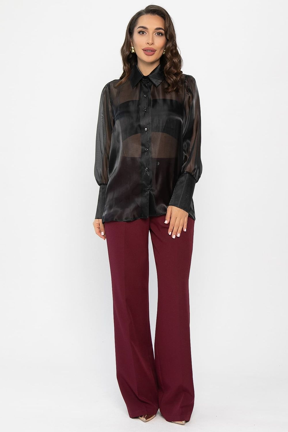 Блуза Вернисаж (черная) Б14320-33М LT Collection