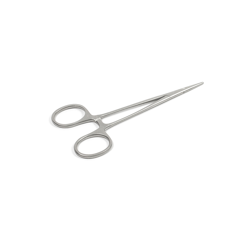 --- Зажим микроартериальный прямой “Москит” (матированный) 127 мм З-213 ТП 300-27