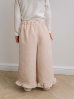 Вельветовые брюки с рюшками, Милк