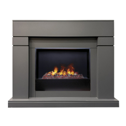 Электрокамин RealFlame Lindelse 26 GR серый, графит c очагом 3D Cassette 630