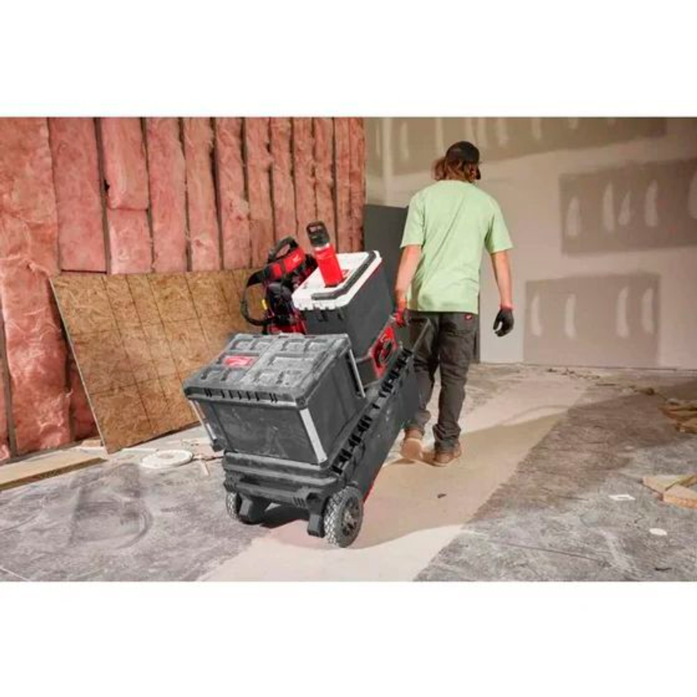 Термос Milwaukee PACKOUT 4932493991, нержавеющая сталь, 532мл, красный/чёрный
