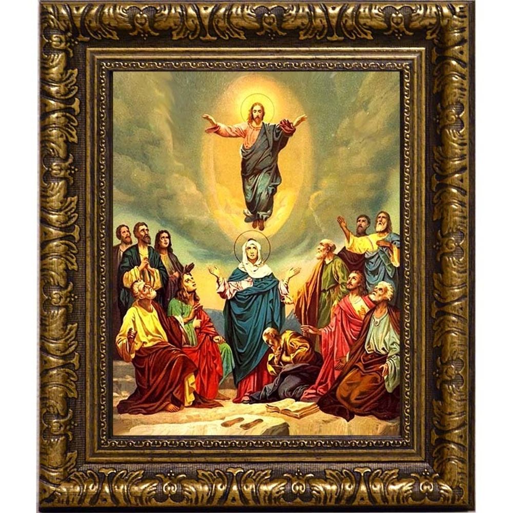 Вознесение Господне. Икона на холсте.