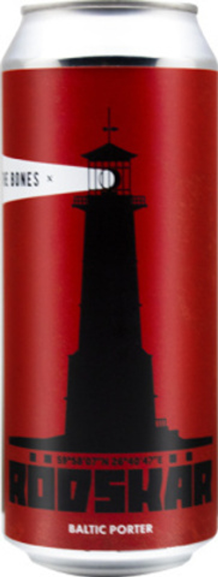 Пиво Он Зе Боунс Родшер / On The Bones Rodskar 0.5 - банка