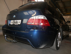 Фаркоп оцинкованный Galia B022C для BMW 5-Series E60 седан / E61 универсал 2003-2010(паспорт и сертификат в комплекте)(без электрики)