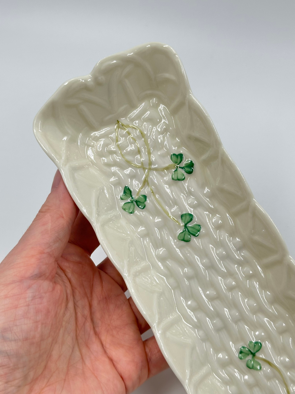 Блюдо Belleek, Shamrock
