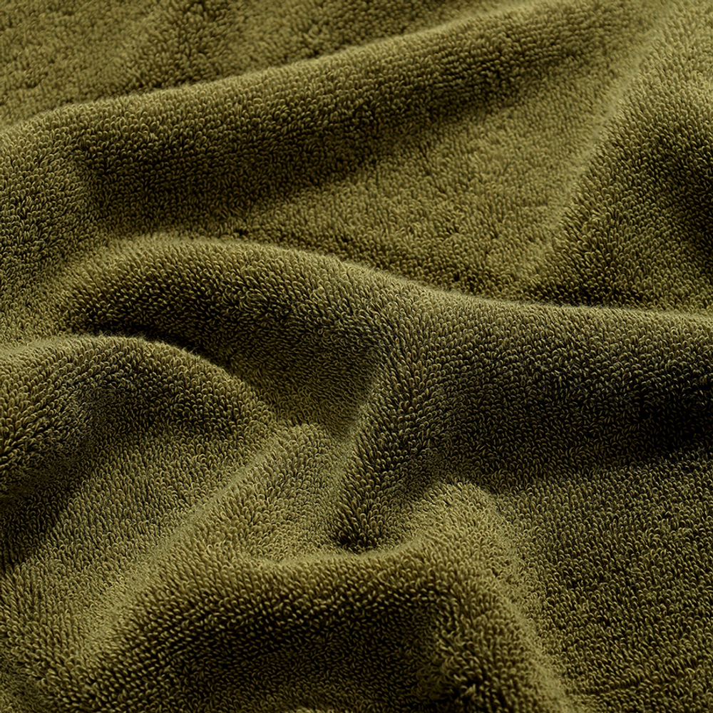 Полотенце для лица оливкового цвета из коллекции essential, 30х30 см