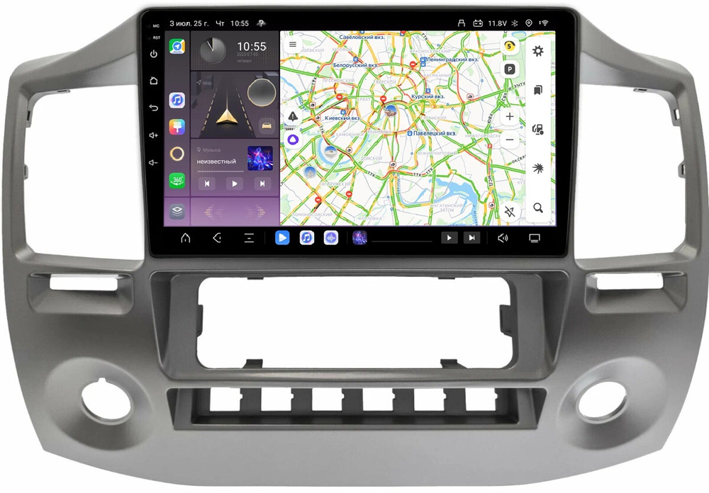 Магнитола для ГАЗ Соболь Бизнес, Газель Бизнес 2010-2017 (климат) - Kuberg QLed, Android 13, TS20, CarPlay, SIM-слот