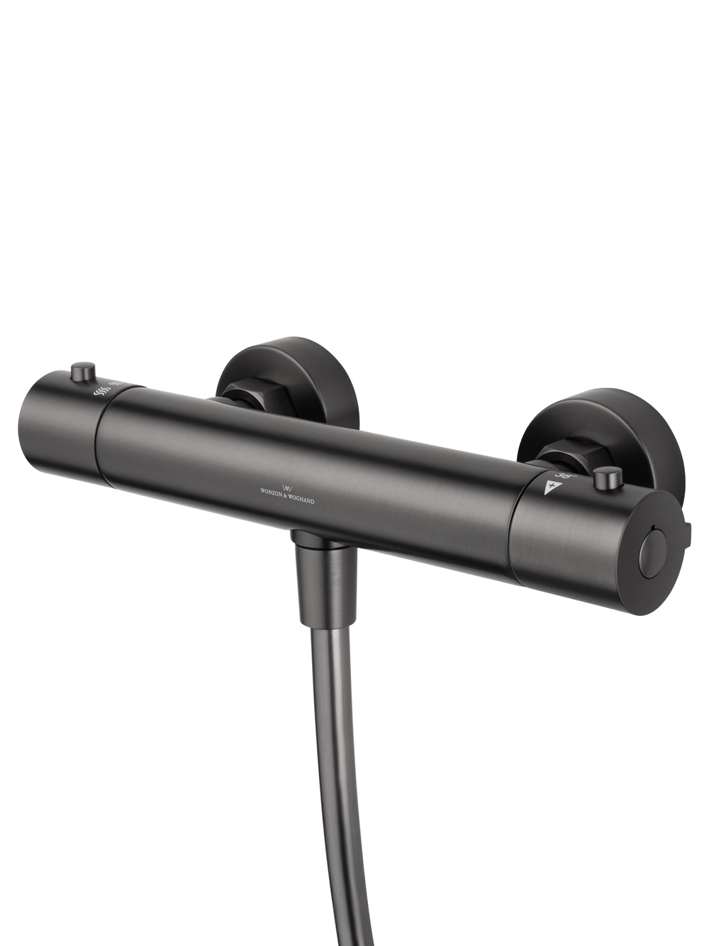 Смеситель для душа с термостатом WONZON & WOGHAND INN 3, Темный графит (WW-B2065-A-BGG)