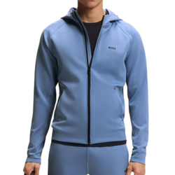Мужская теннисная кофта BOSS Sicon Active - light/pastel blue