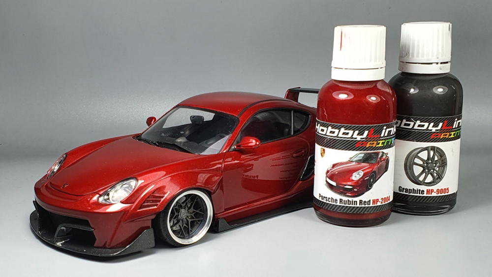 Краска лаковая HobbyLink Porsche Rubin Red HP-2004