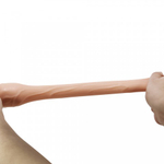 Реалистичная насадка на пенис Gerd (19,5 см) телесная