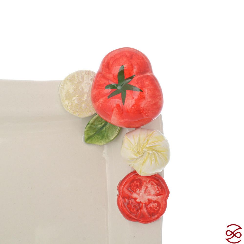 Блюдо квадратное Annaluma Моцарелла 25 см