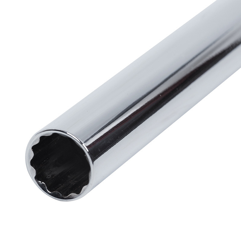 KING TONY (36D014) Головка свечная двенадцатигранная 3/8", 14 мм, L = 250 мм, резиновый фиксатор