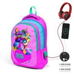 Çanta \ Bag \ Рюкзак CORAL HIGH SIRT ÇANTA(USB+AUX SOKETLİ) 24301