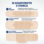Послеродовый бандаж 3 в 1: подтяжка брюшных мышц + коррекция талии + поддержка спины
