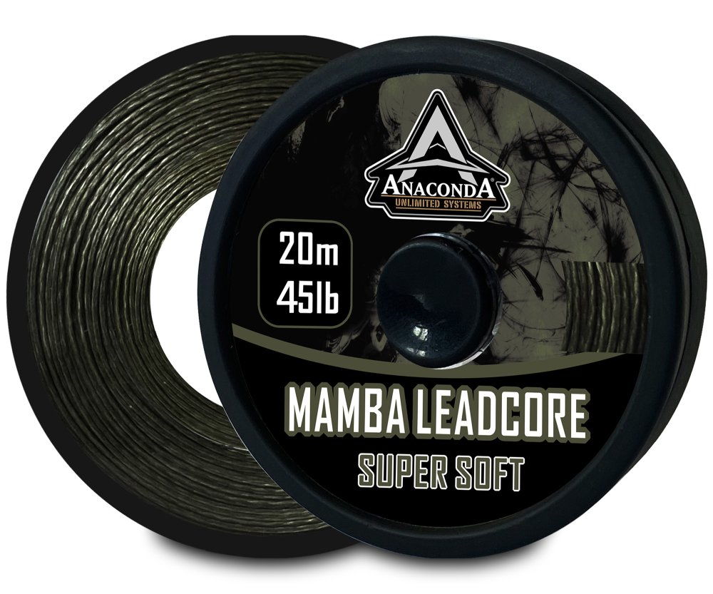 Ледкор Anakonda SUPER SOFT MAMBA Matte Green 45lb 20м