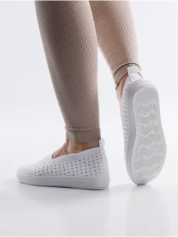 Мокасины летние текстильные