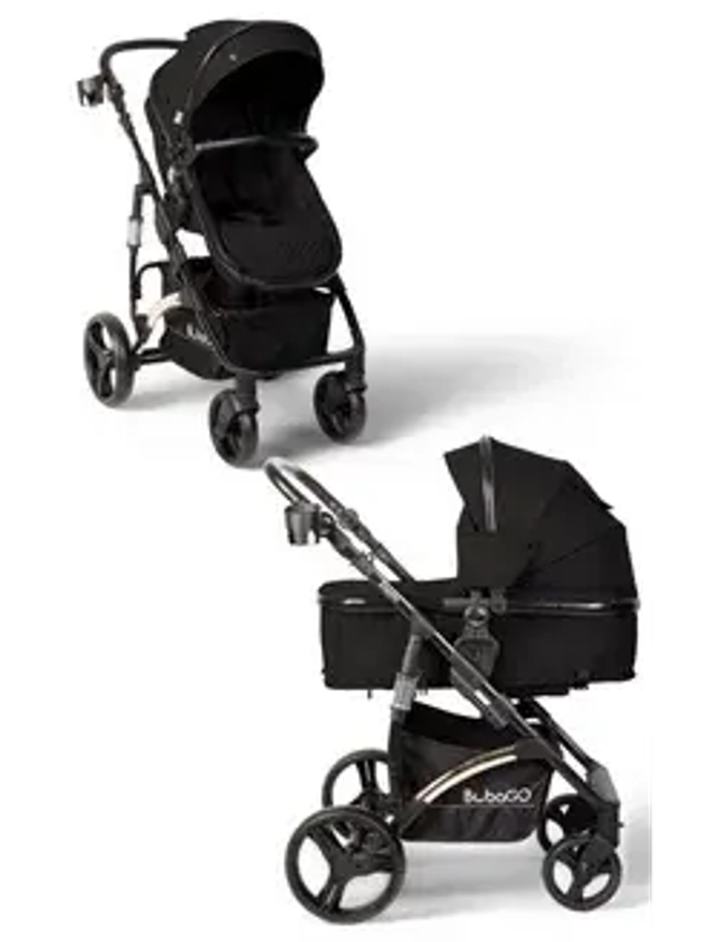 Коляска детская BubaGo арт.BG 136-G-1 MODEL Zoom color/цвет Black/Черный