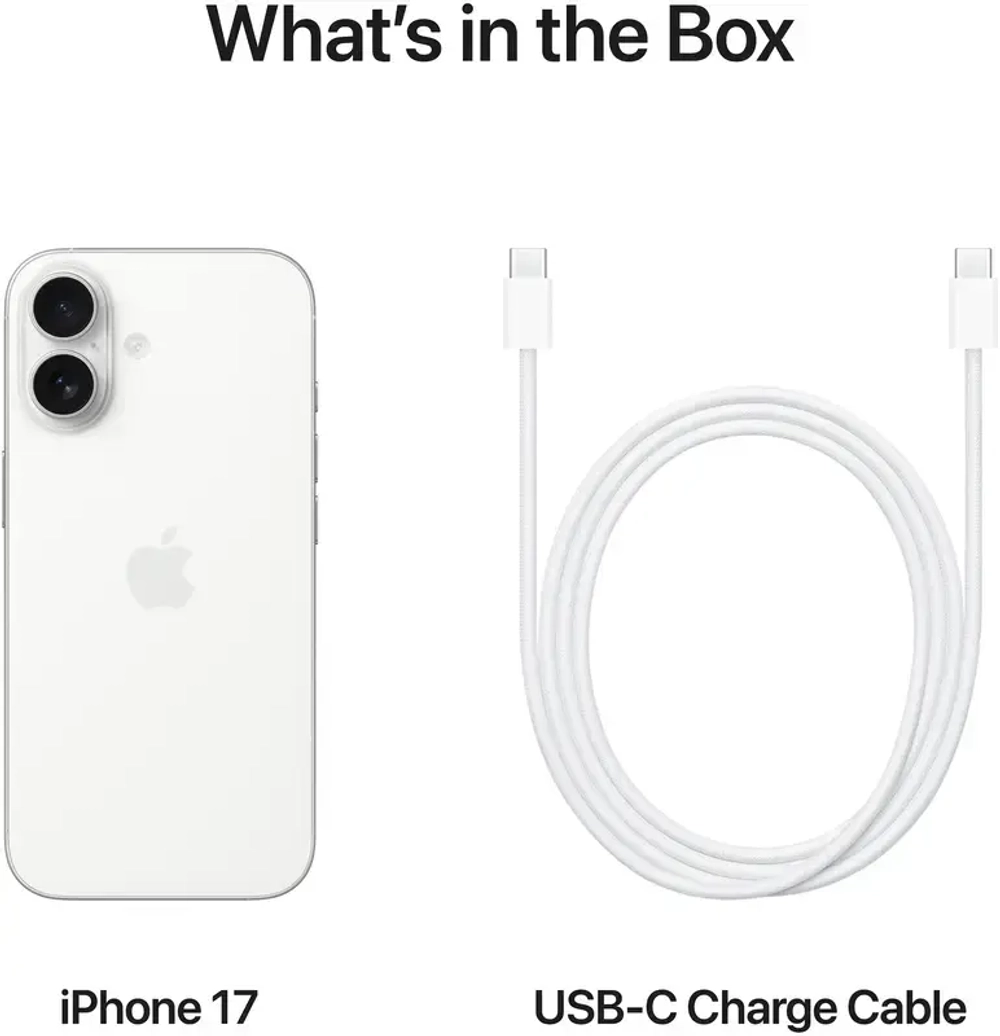 Apple iPhone 17 SIM+eSIM 256GB, White