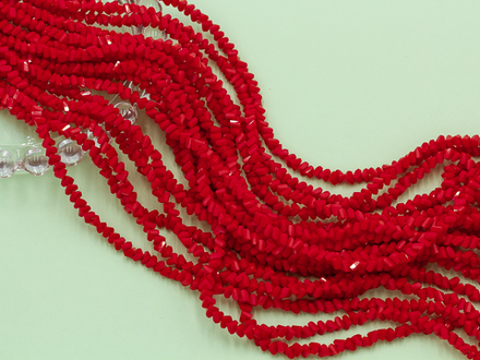 Нить бусин для украшений 4мм (ювелирное стекло)