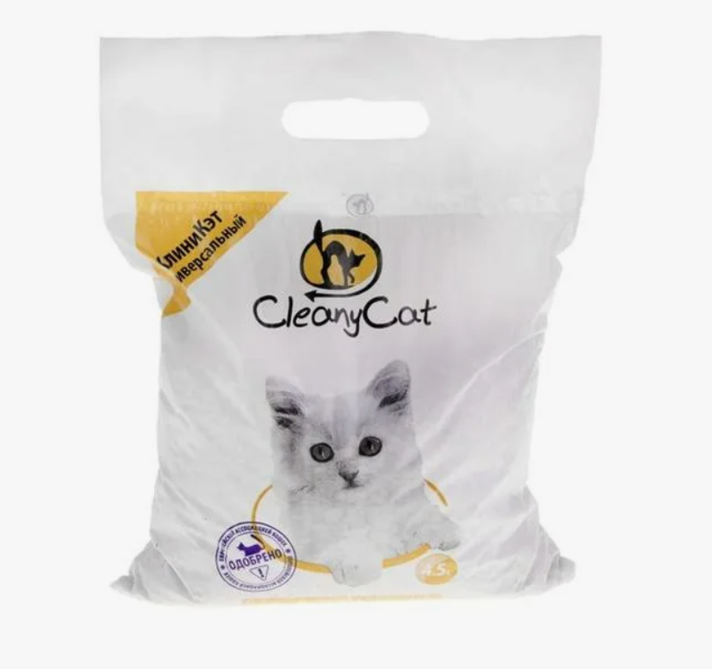 CleanyCat 4.5л (2.7кг)  наполнитель универсальный