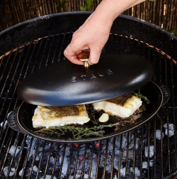 STAUB Форма для запекания Sur la Table Minis с крышкой, 23x17см, серая