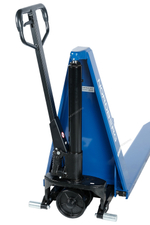 NORDBERG (N3904-10) Тележка (рохля) складская гидравлическая с высоким подъемом 1 т, с полиуретановыми колесами