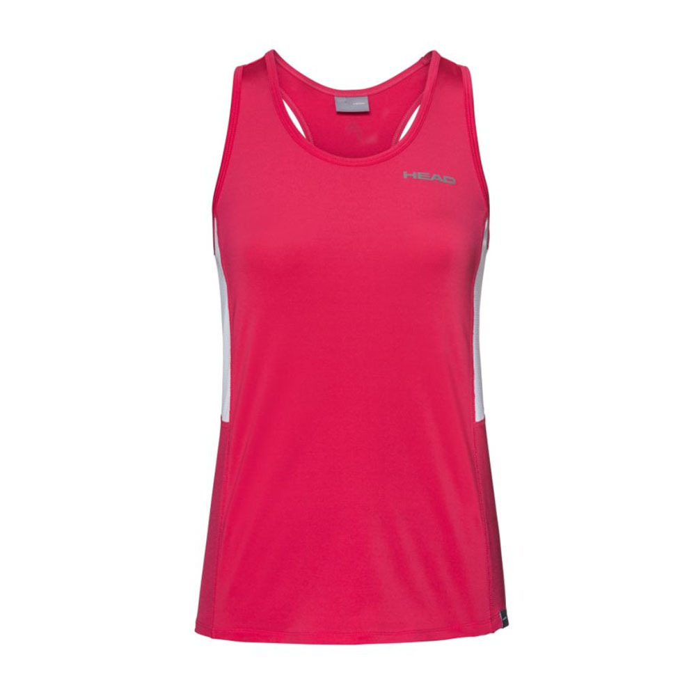 Майка женская HEAD Club Tank Top 814429-MA-M, размер M, малиновый