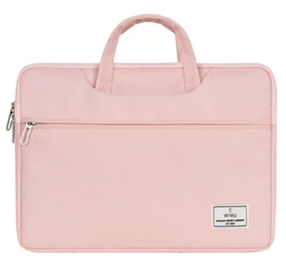 Чехол-сумка WIWU ViVi Laptop Handbag для ноутбука до 14 Дюймов (розовый)