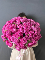 Букет из 31 кустовой пионовидной розы