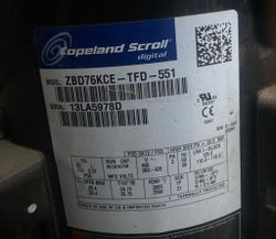 ЦХМ на базе Copeland zb50kce-tfd-551 3 компрессора