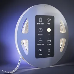 Светодиодная лента Ультра 48В 2835 8Вт/м 4000K 50м IP 20 201211 Led Strip 201211