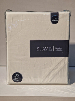 4870216966898 SUAVE Line Тенсель Плэйн простынь натяжная 200*200 БЕЛЫЙ