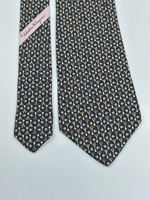 Галстук чёрный «Лук» Salvatore Ferragamo