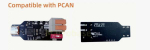 Конвертер USBCAN PCAN MacroBase