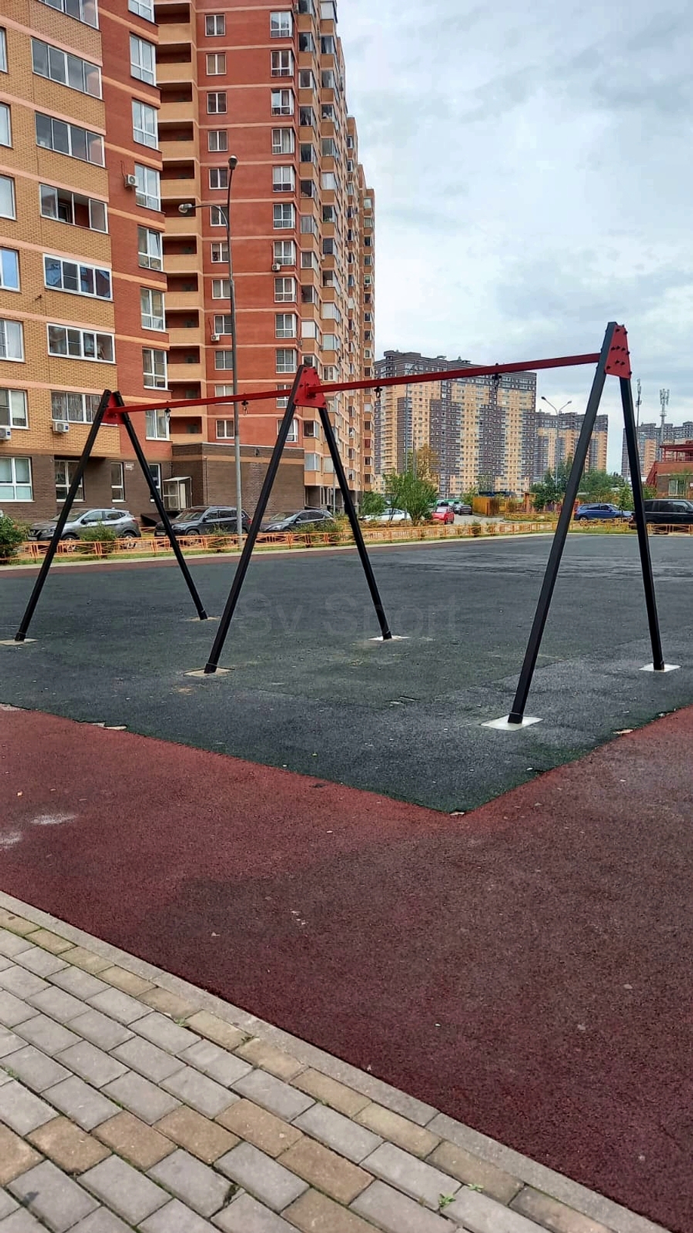 Монтаж уличных качелей Sv Sport Maxi х 2