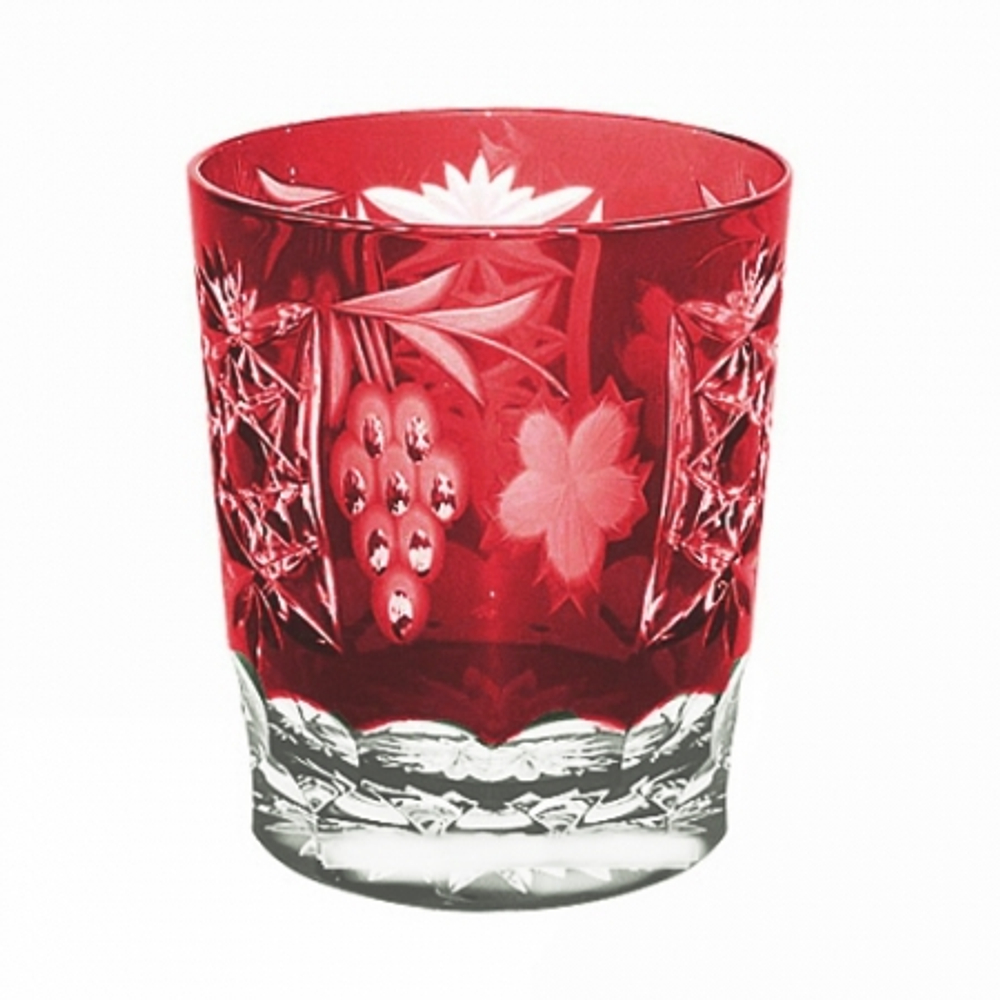 Стакан низкий 390мл Ajka Crystal Grape темно-бордовый