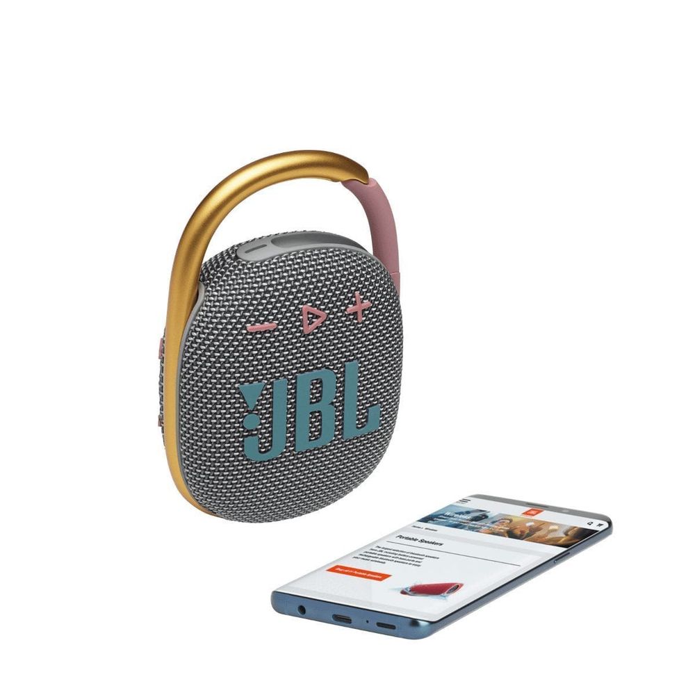 Портативная колонка JBL Clip 4 Gray - 9