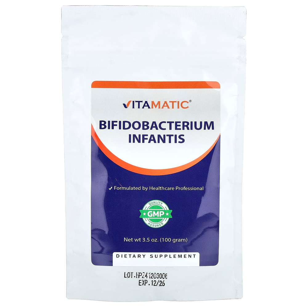 Vitamatic, Bifidobacterium infantis, бифидобактерии инфантис, 100 г (3,5 унции)