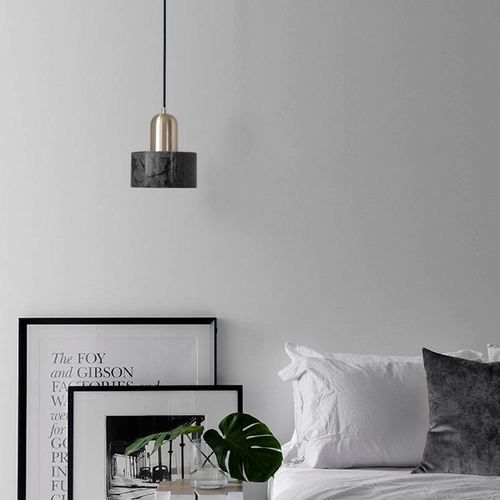 Подвесной светильник Cloyd ANTUAN P1 / Ø15 см - черн.мрамор (арт.10795)