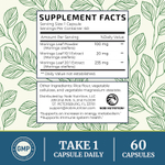 Nobi Nutrition, чистая моринга, 5000 мг, 60 капсул