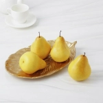 Блюдо для фруктов "Лист" 30х18х2 см, оттенок золотой 5800998