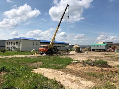 Завершающий этап тампонажа скважин