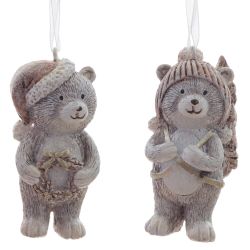 GAEM Изделие декоративное подвесное "Медвежонок", L3,5 W3,5 H7 см, 2в.