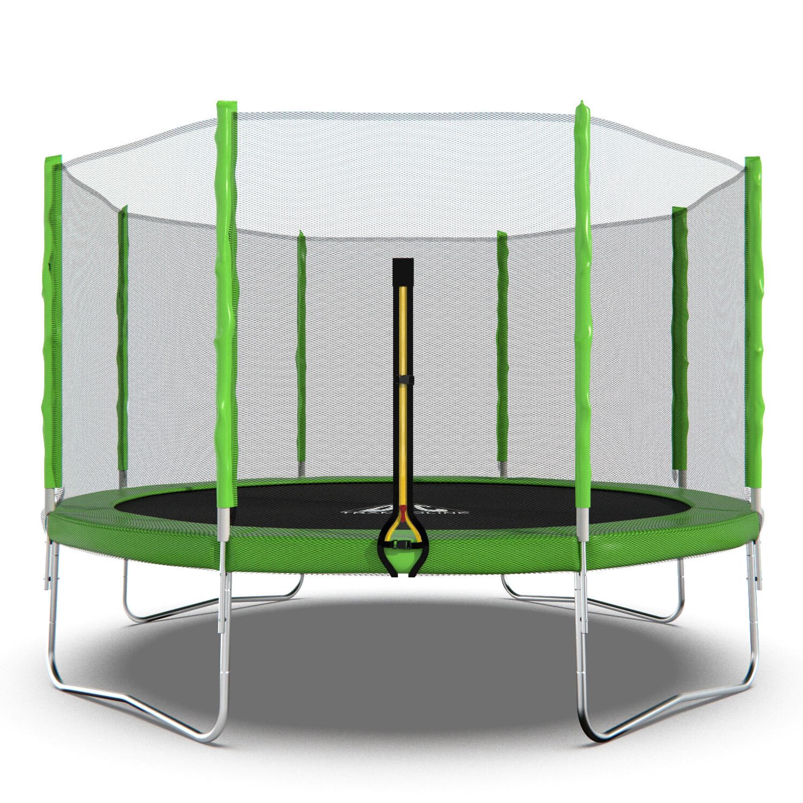 Батут DFC Trampoline Fitness с сеткой 12ft фото №2